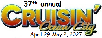 37th annual Cruisin' Ocean City - April 29-May 2, 2027